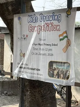 Little artists at work