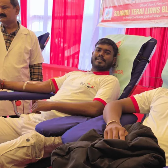 Blood donation camp by Humrahi Foundation