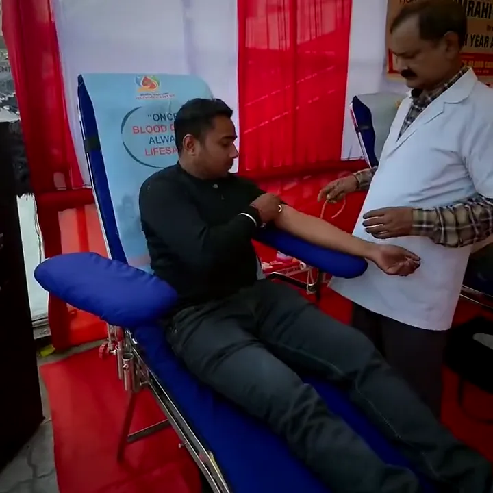 A free health checkup camp in a Siliguri community